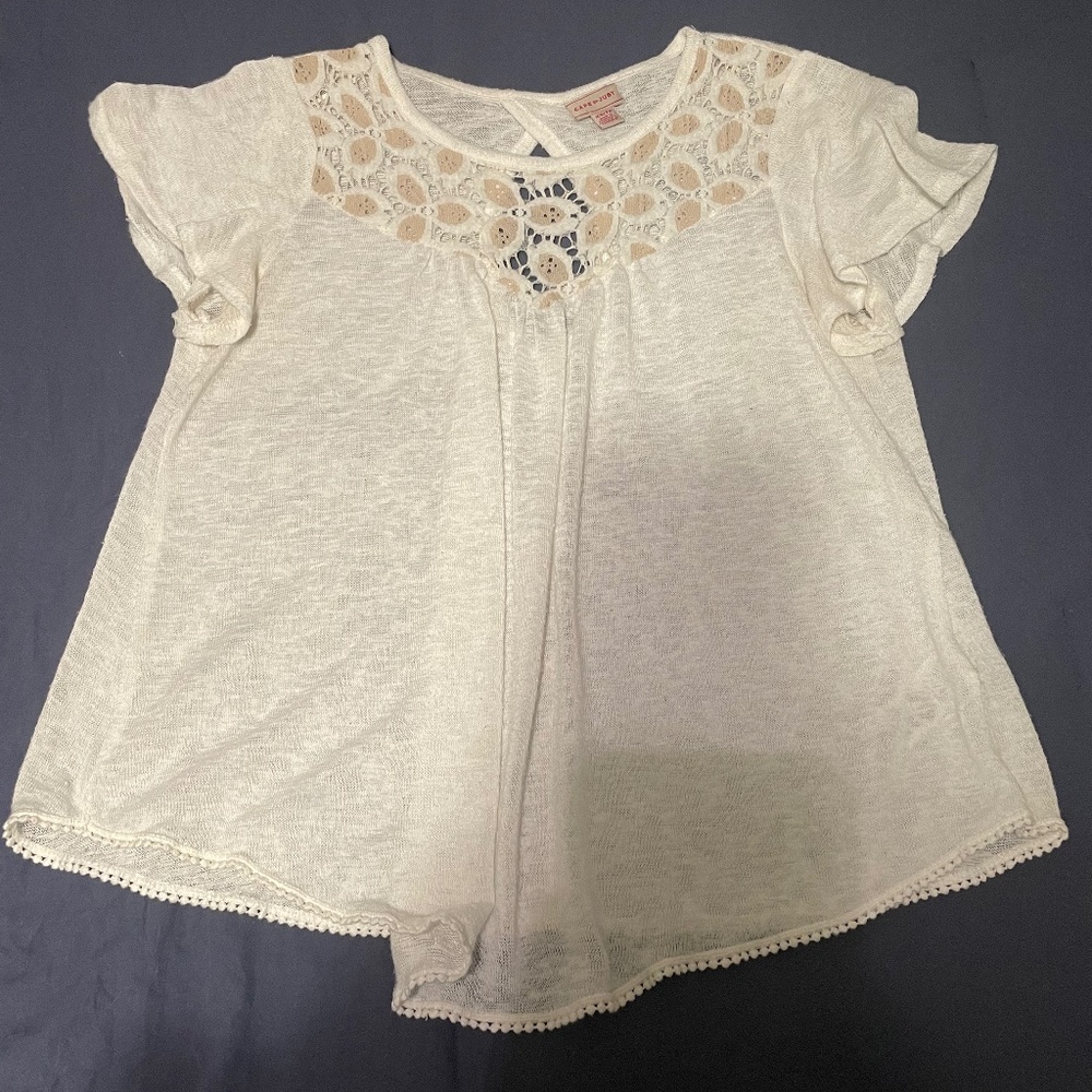 Cape and Juby Cream Blouse